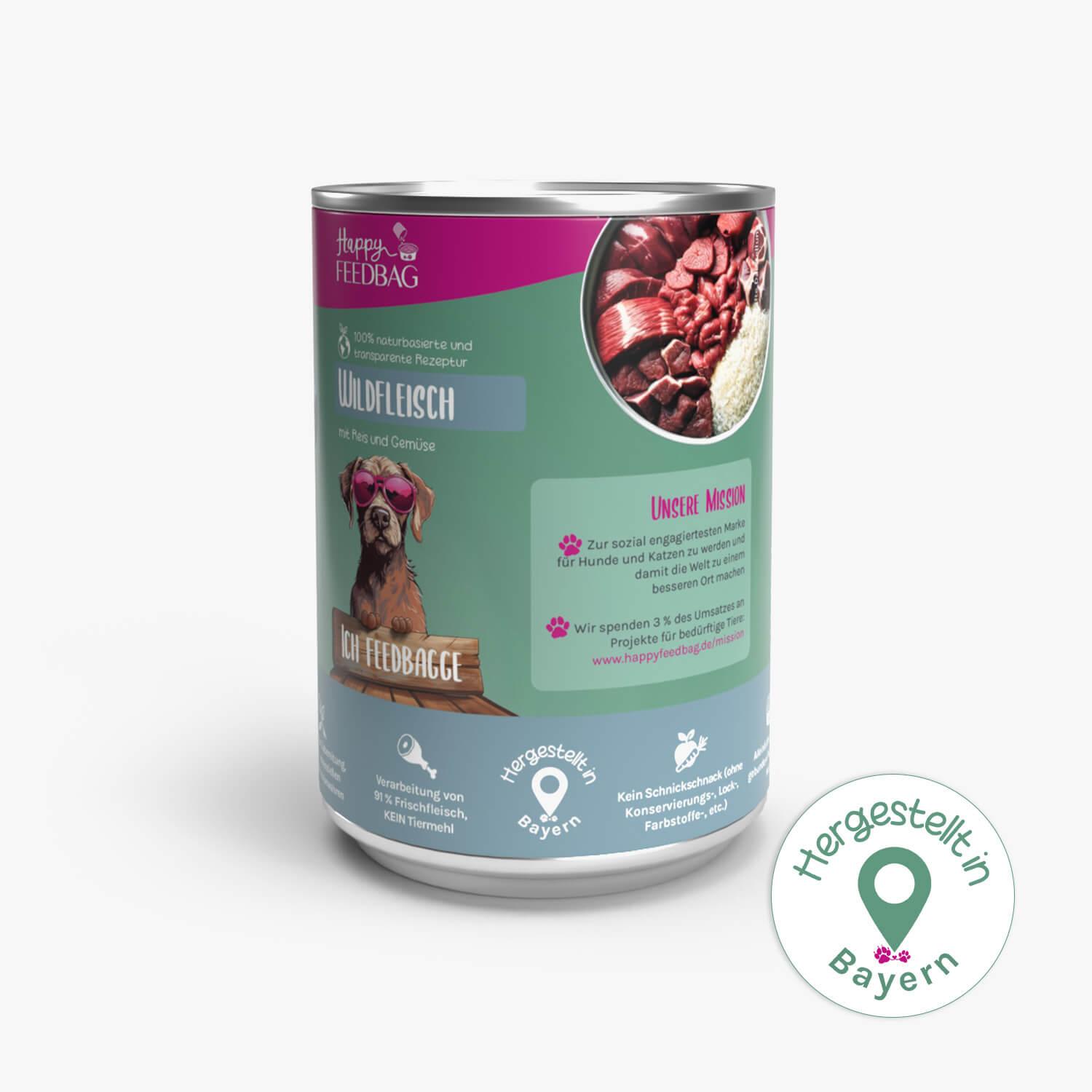 Wildfleisch Nassfutter - HappyFeedbag GmbH