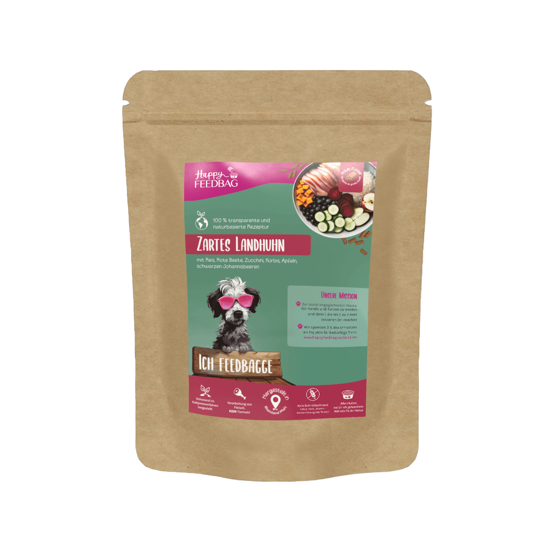 Zartes Landhuhn Trockenfutter