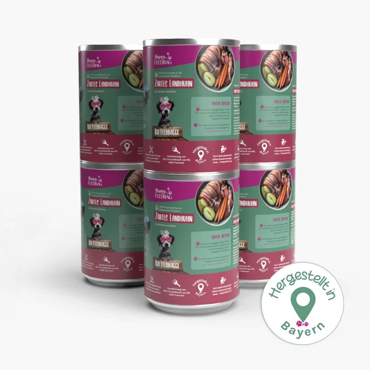 Zartes Landhuhn Nassfutter