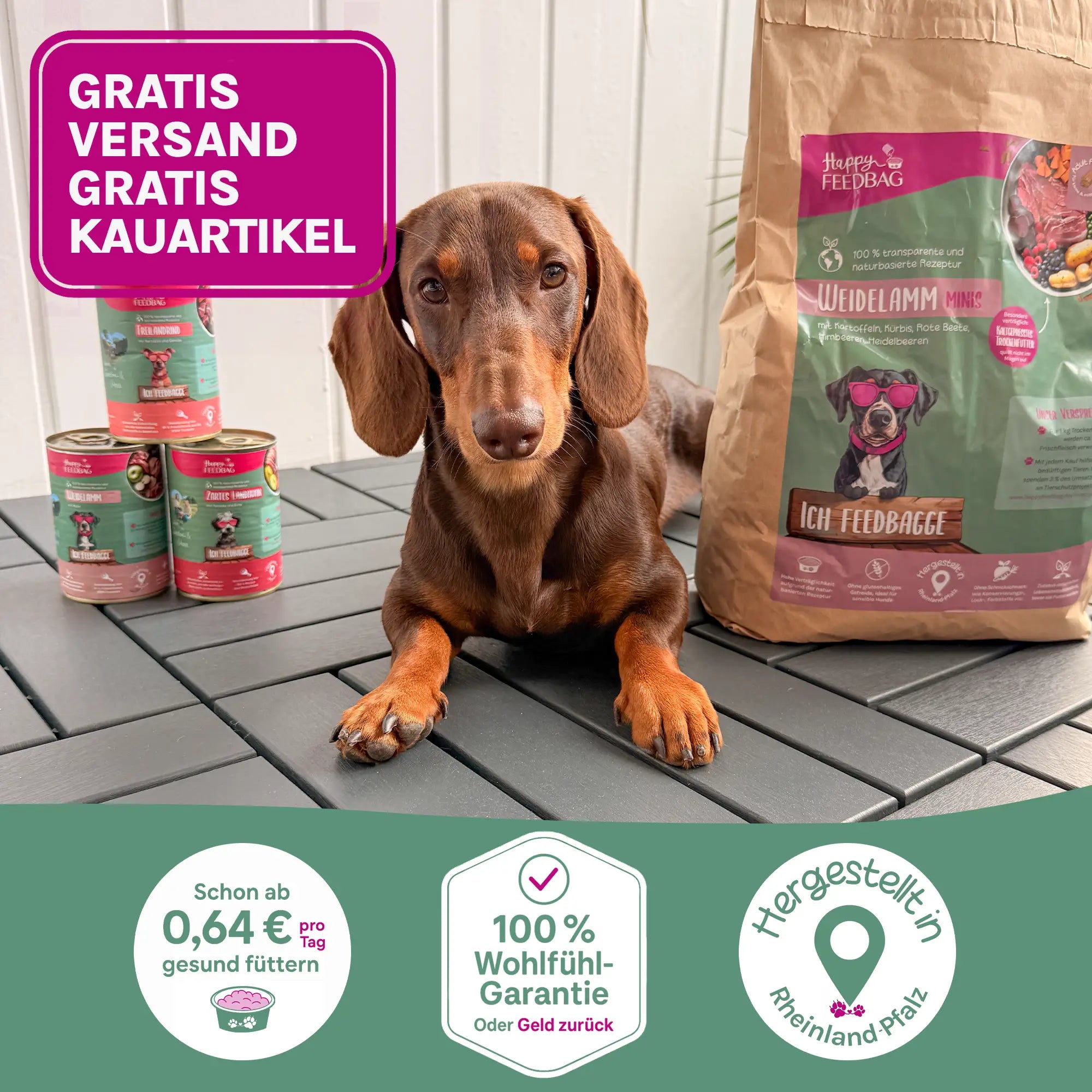5 kg kaltgepresstes Trockenfutter