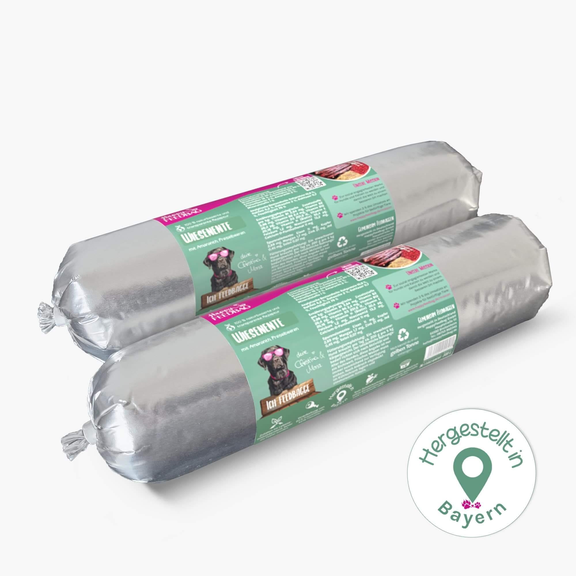Wiesenente Nassfutter Wurst - HappyFeedbag GmbH